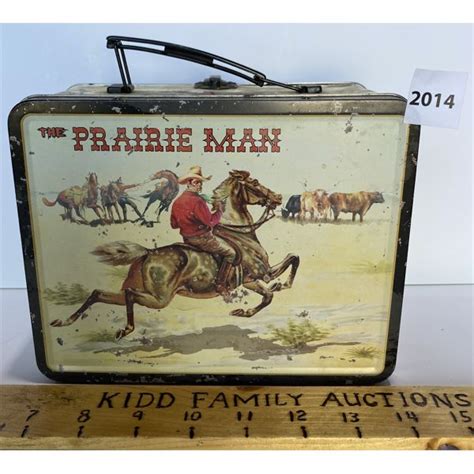 the prairie man vintage tin metal lunch box|Ohio Wholesale Prairie Man Lunch Box .